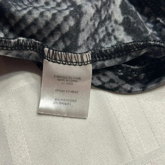 Vintage ,animal print dress, faux wrap,ruching,dark romantic,whimsigoth,event,EC - Picture 13 of 14